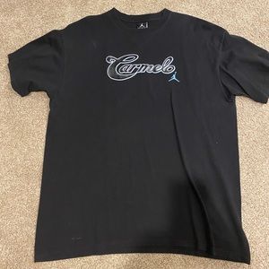 Air Jordan Carmelo Black T-Shirt, XL